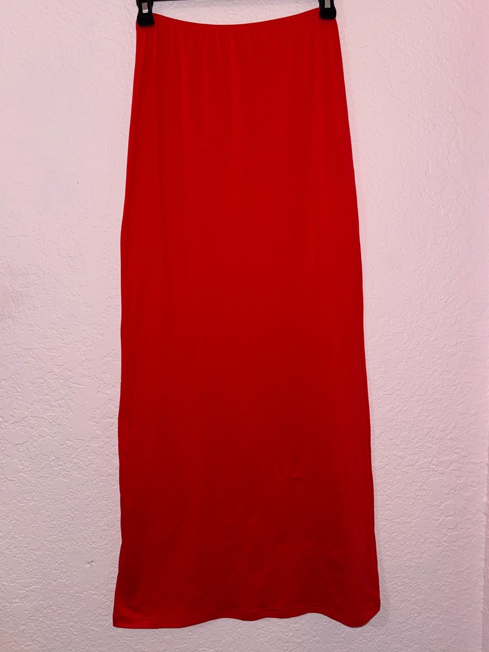 Red Maxi Skirt